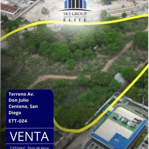 ETT-024 Terreno en Venta Av. Don Julio Centeno