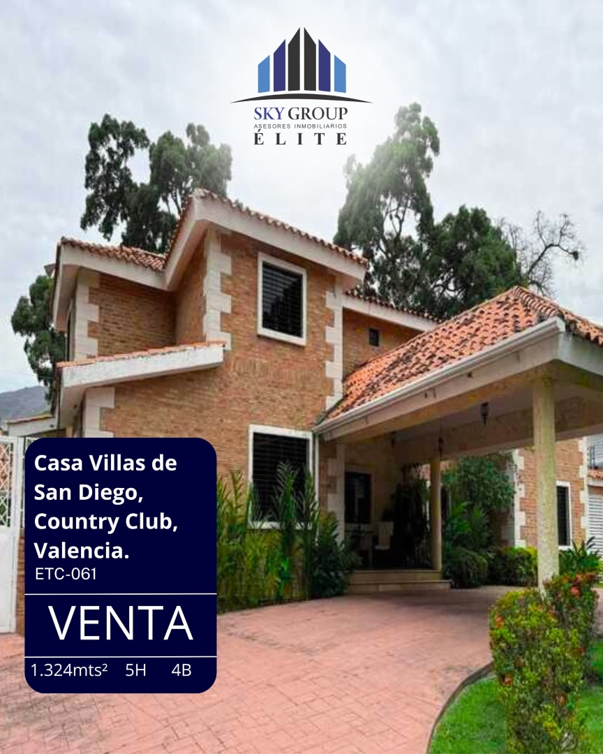 ETC-061 Casa en Venta Hermosa Casa En Urbanismo Exclusivo Villas De San Diego Country Club, San Diego, Valencia - Imagen 2