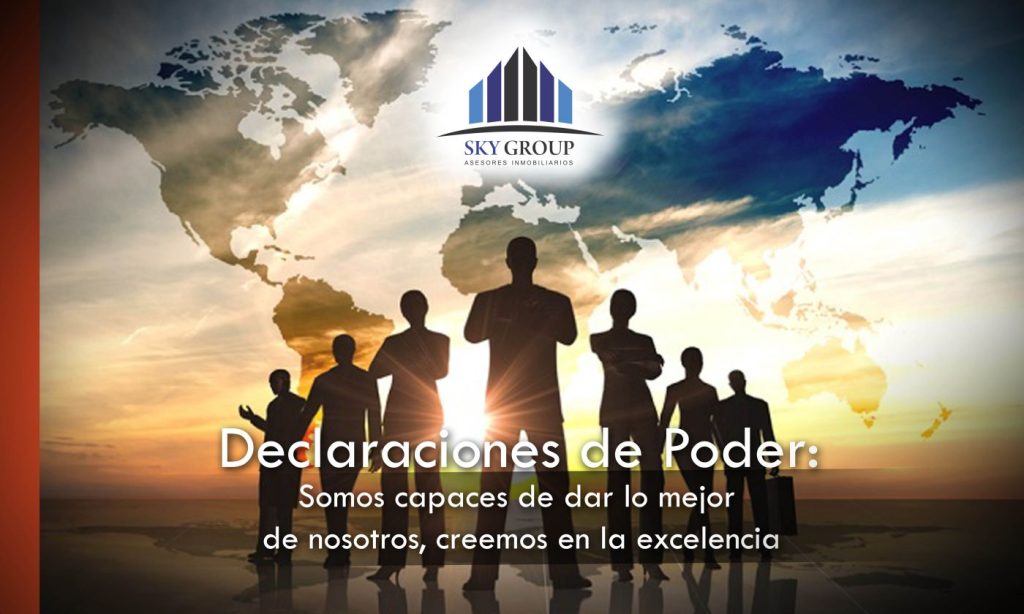 Somos capaces de dar lo mejor de nosotros, creemos en la excelencia